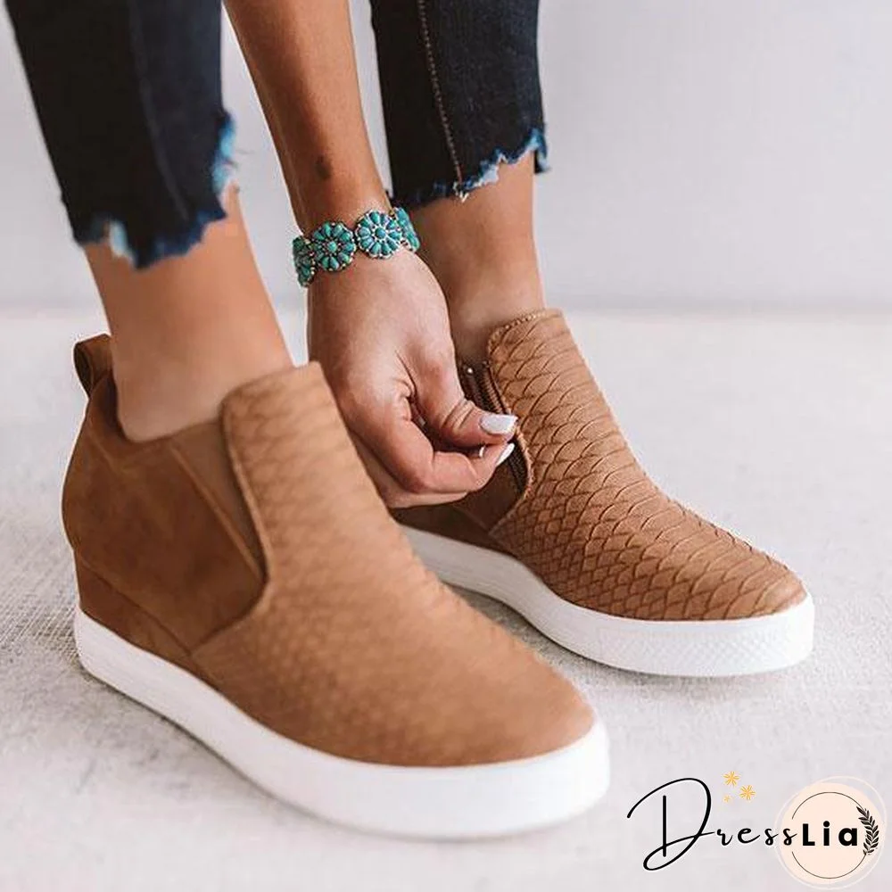 Daily Comfy Wedge Heel Sneakers