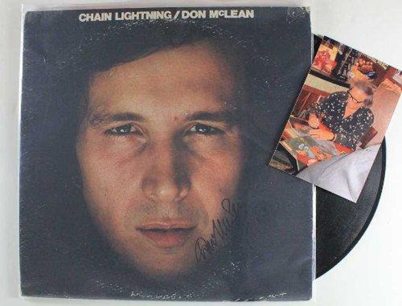 Don McLean Autographed Chain Lightning