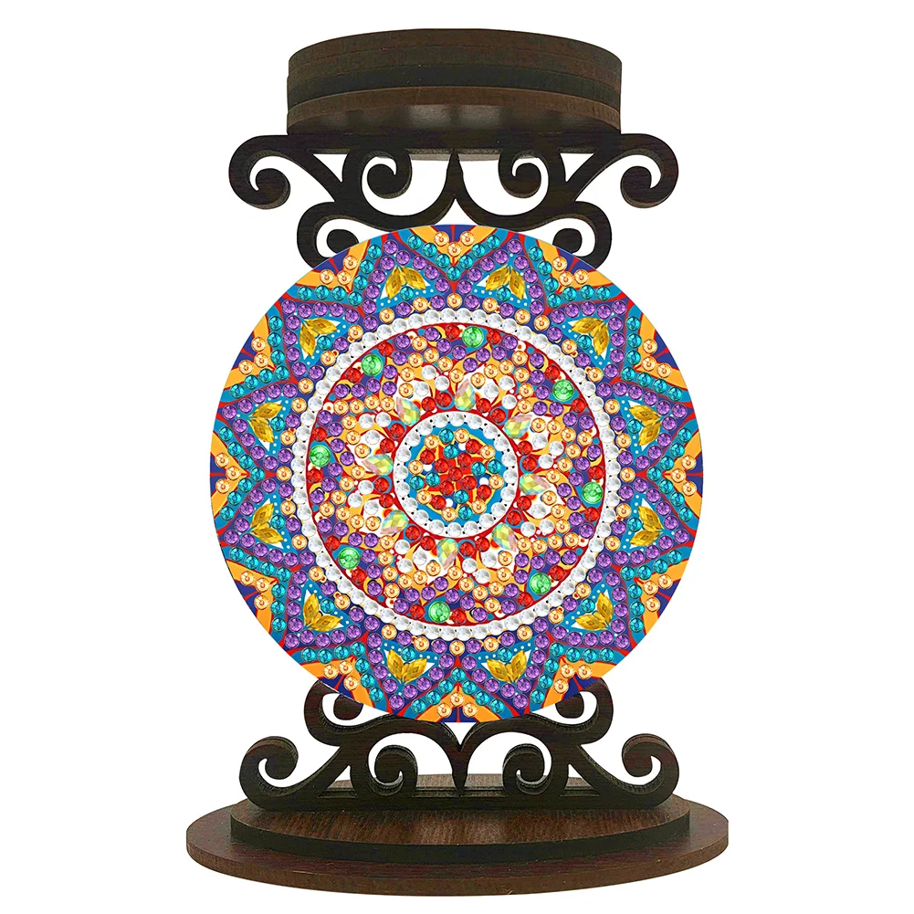 DIY Mandala Diamond Painting Candle Holder Ornaments Aromatherapy Candle Holder