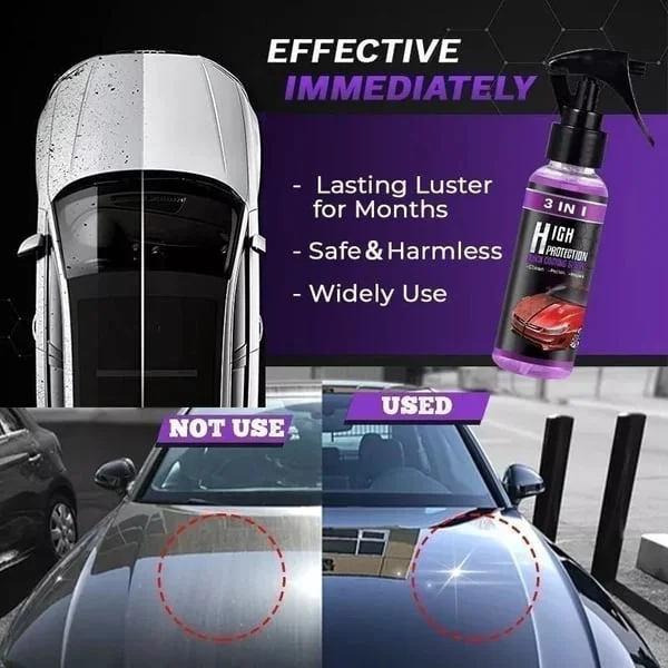 3in1 Car Protection Quick Coating Spray – Ozycleans