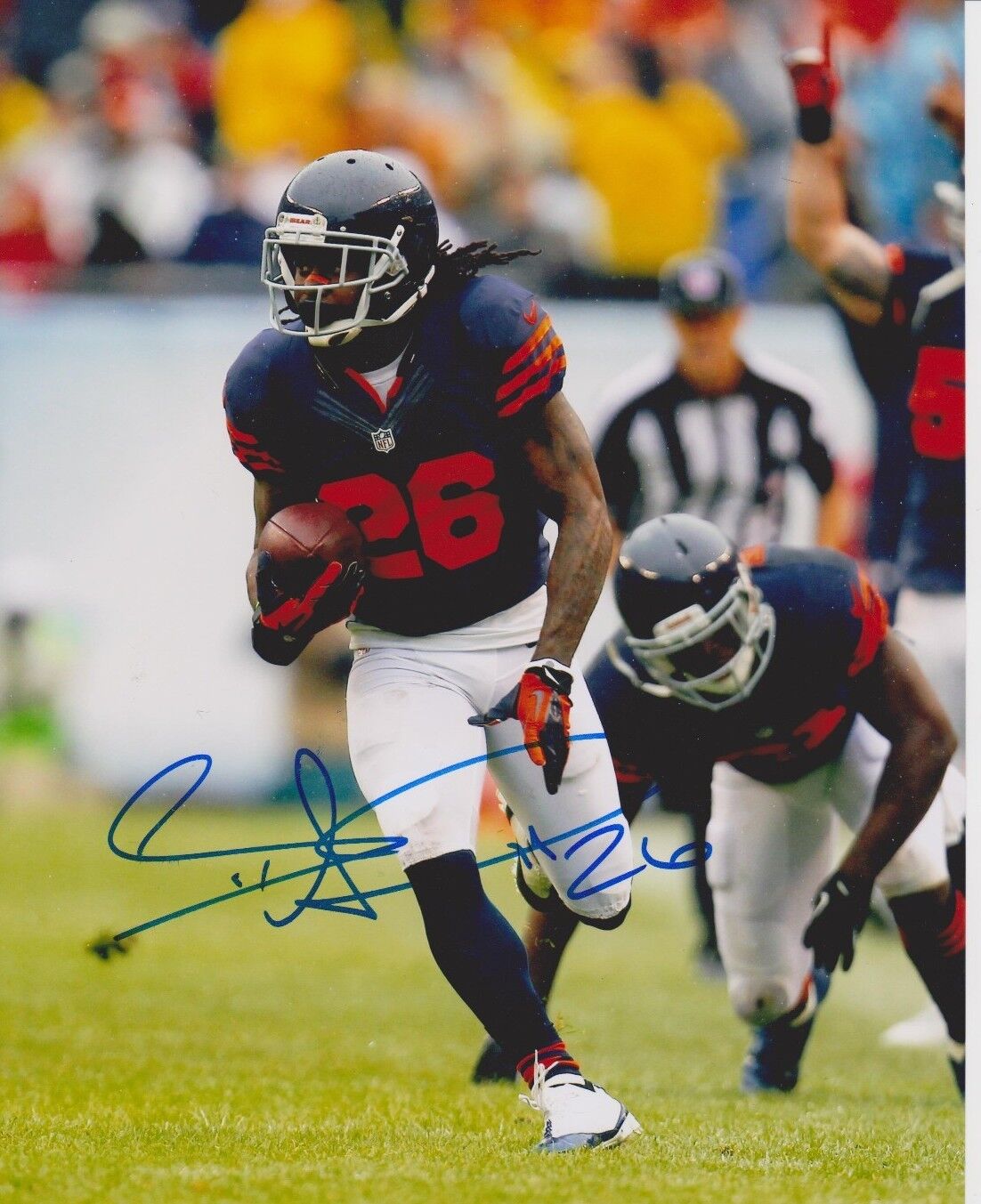 TIM JENNINGS signed CHICAGO BEARS 8X10 Photo Poster painting PICK 6 *PROOF*