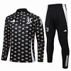 Joyfball 2024/2025 Juventus Half-Pull Training Suit Black Football Shirt 1:1 Thai Quality