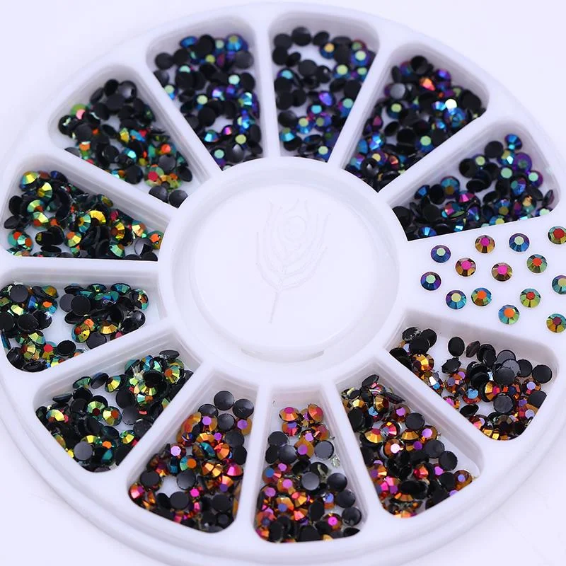 Mixed Color Chameleon Nail Rhinestone Glitter Small Irregular Beads For  Nail Art 3D Decoration Stone In Wheel DIY Tips-Nail Inspo