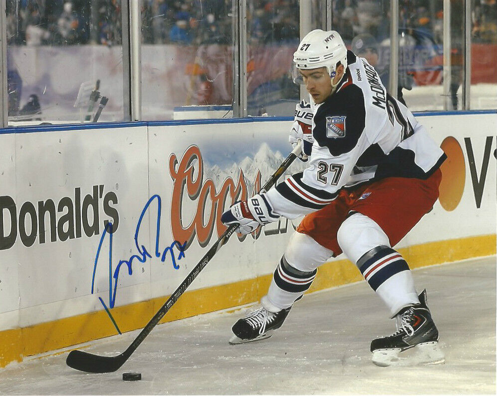 New York Rangers Ryan McDonagh Autographed Signed 8x10 NHL Photo Poster painting COA C