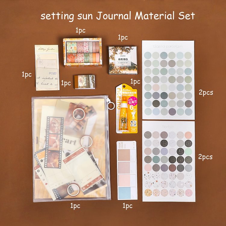 JOURNALSAY Color Series Bullet Journal Combo Set