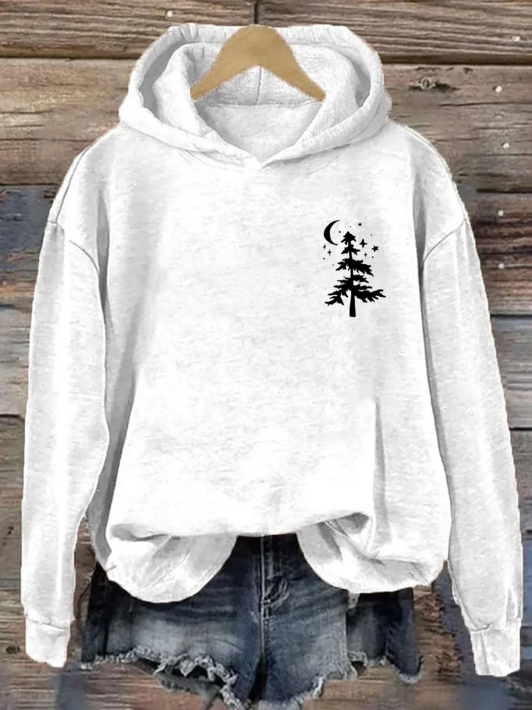 No City Lights Just Camp Fire Nights Hoodie