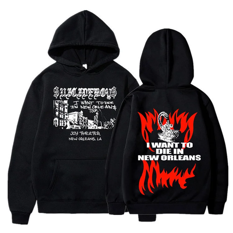 Suicideboy Hoodies Music Album Sweatshirt Hip Hop Oversized Hoodies at Hiphopee