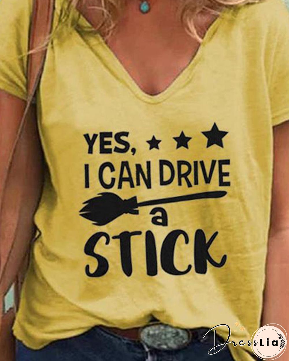 Letter Print Short Sleeve T-shirt P13240