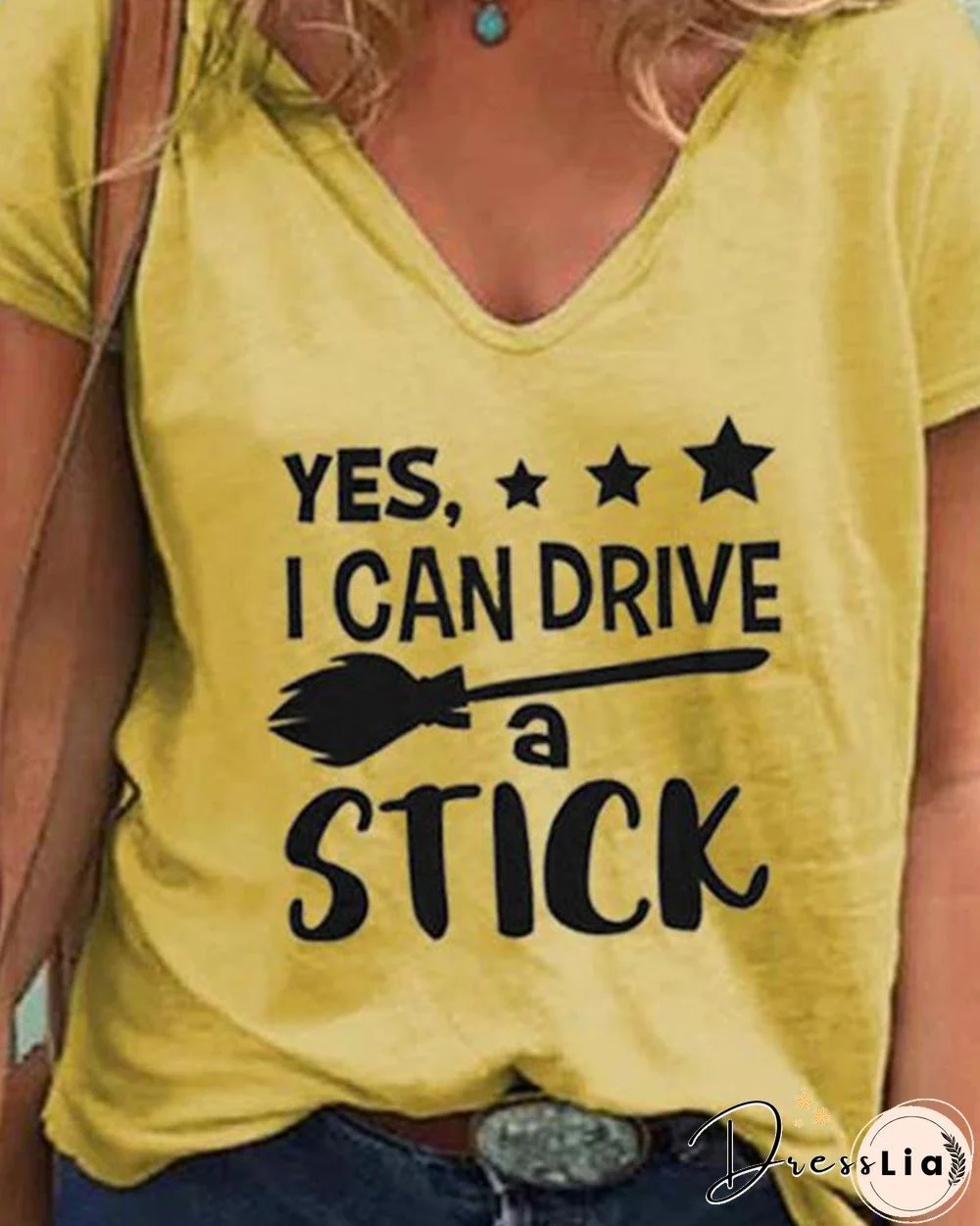 Letter Print Short Sleeve T-shirt P13240