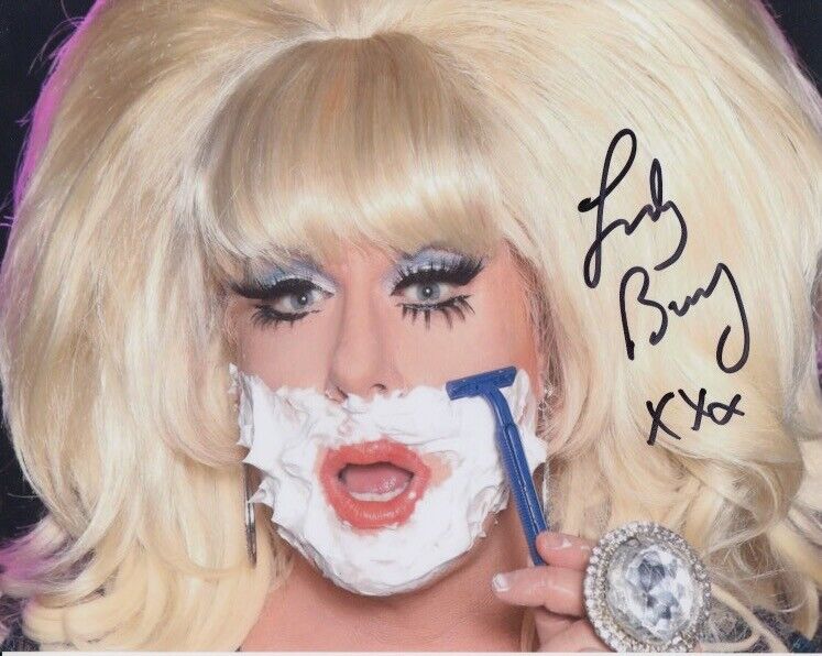 Lady Bunny signed 8x10 Photo Poster painting In-person