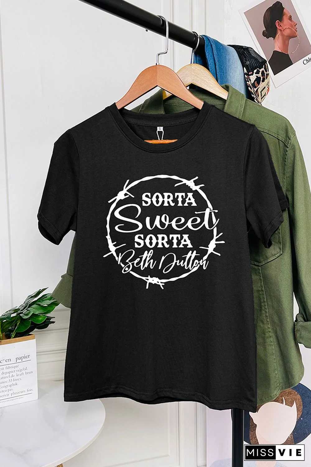 Sorta Sweet Sorta Beth Dutton Short Sleeve Graphic Tee Wholesale