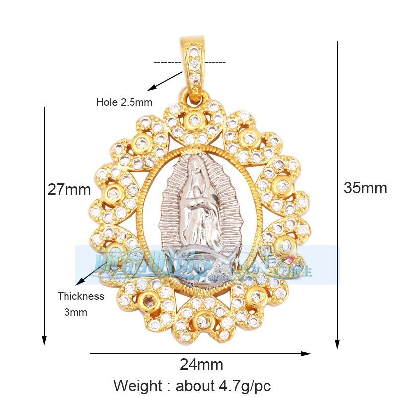 1 Piece 17*24mm 20 * 23mm Copper Human Pendant Jewelry Accessories