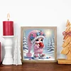Snow Girl - Diamond Painting - Partial Special Shaped Drill(Canvas|30*30cm)