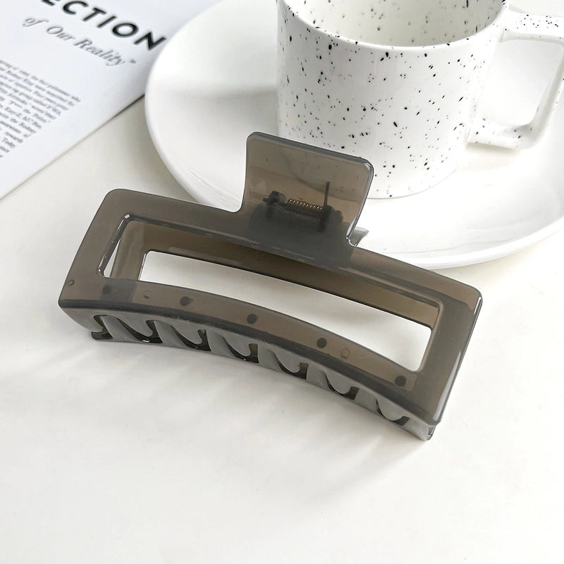 Women’s IG Style Solid Color Plastic Hair Claws