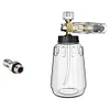 Foam Cannon with 1L Bottle Transparent Pressure Washer 1/4 Inch Quick Connect