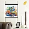 (40*40cm)Turtles - Full Round Drill Diamond Painting