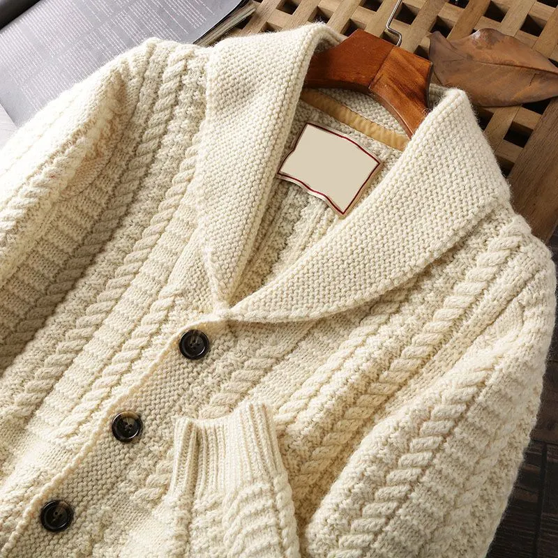 Raffael Mandarin Collar Cardigan