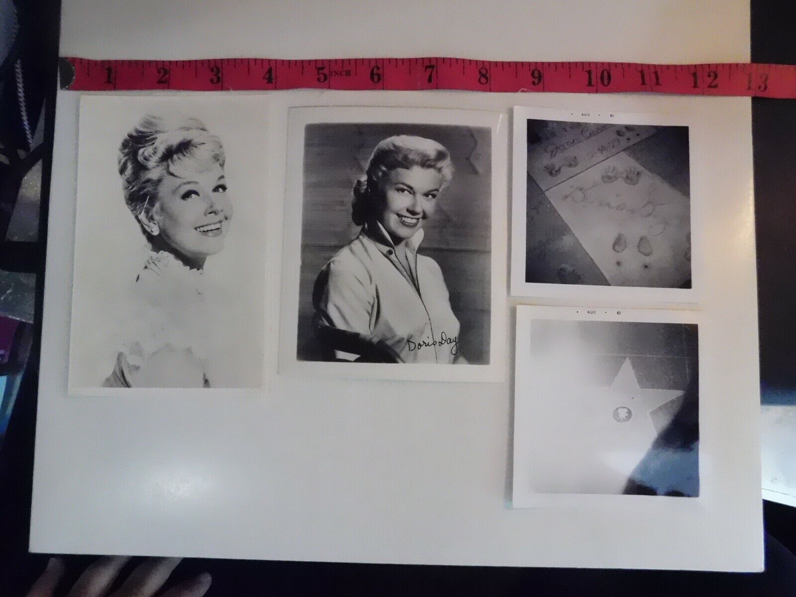 Doris Day Photo Poster paintings 3.5 x 5.5 black and white RARE S7-2