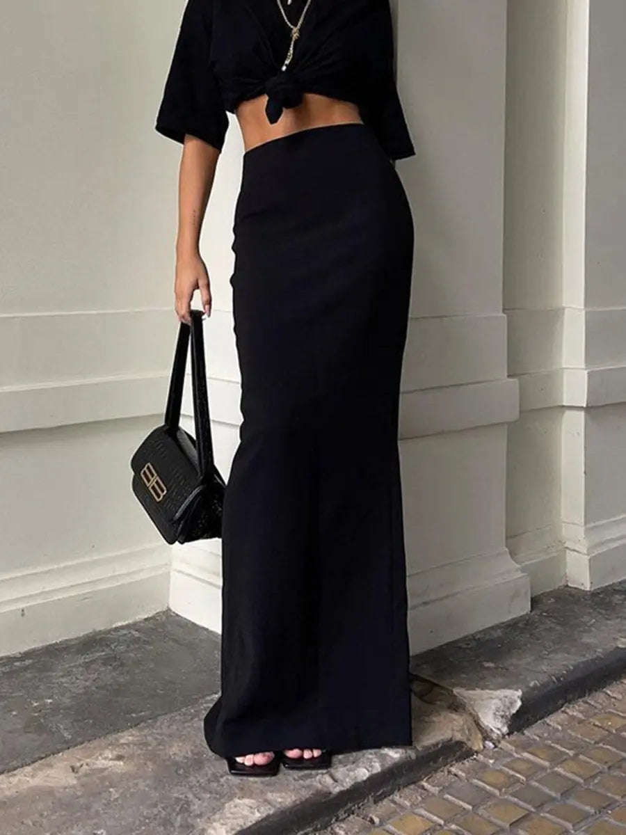 Slimming Long Skirt Hip-Covering Skirt