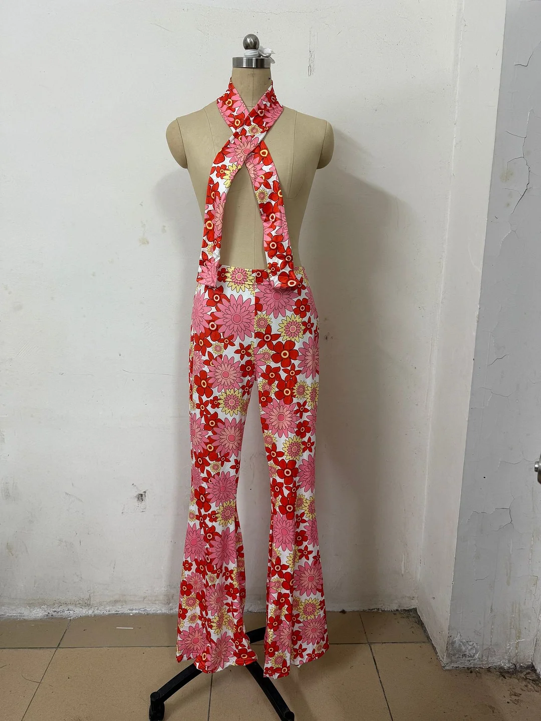 Athvotar Athvotar Halloween Print Flares 70S Hippie Retro Print Headband Bohemian