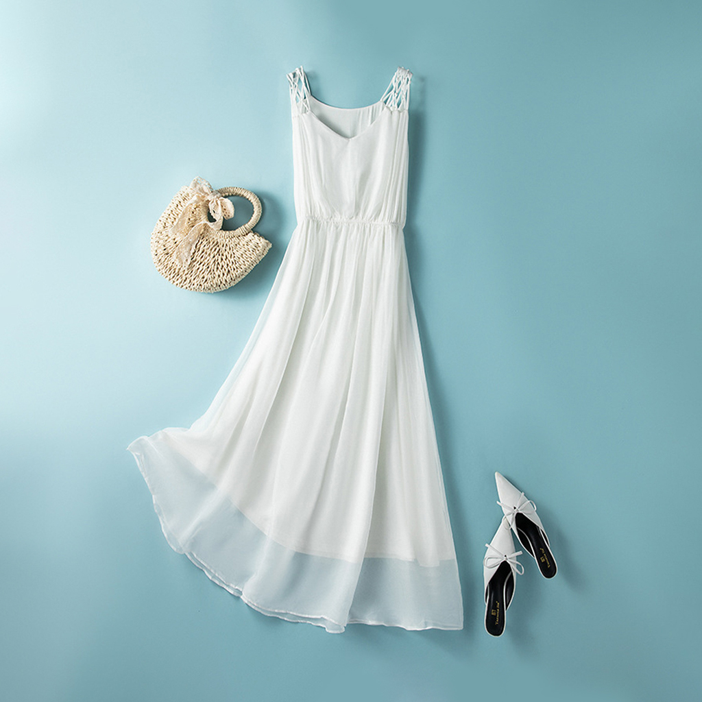 Silk Beach Dresses Loose Fit Style REAL SILK LIFE