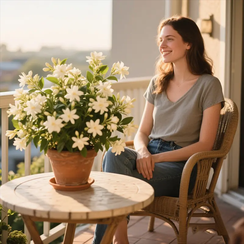 Jasmine flowers for garden decoration