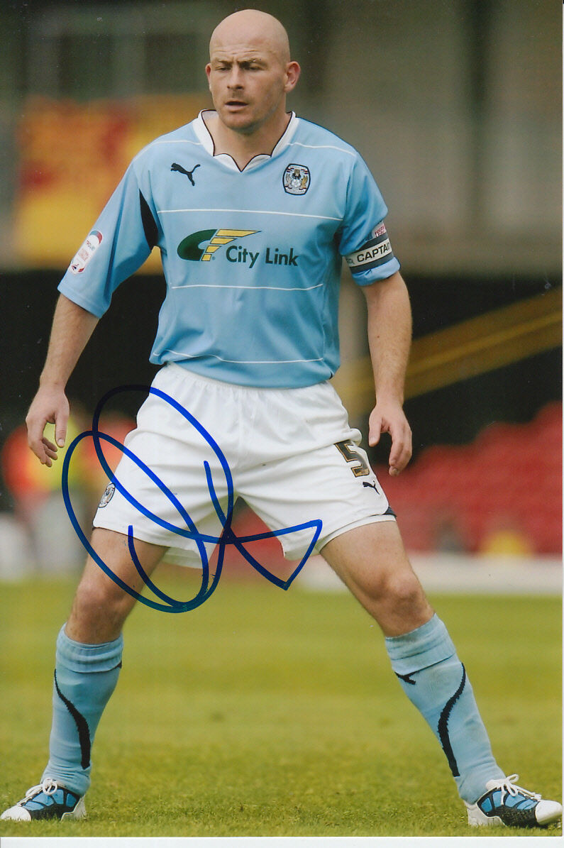 COVENTRY CITY HAND SIGNED LEE CARSLEY 6X4 Photo Poster painting 2.