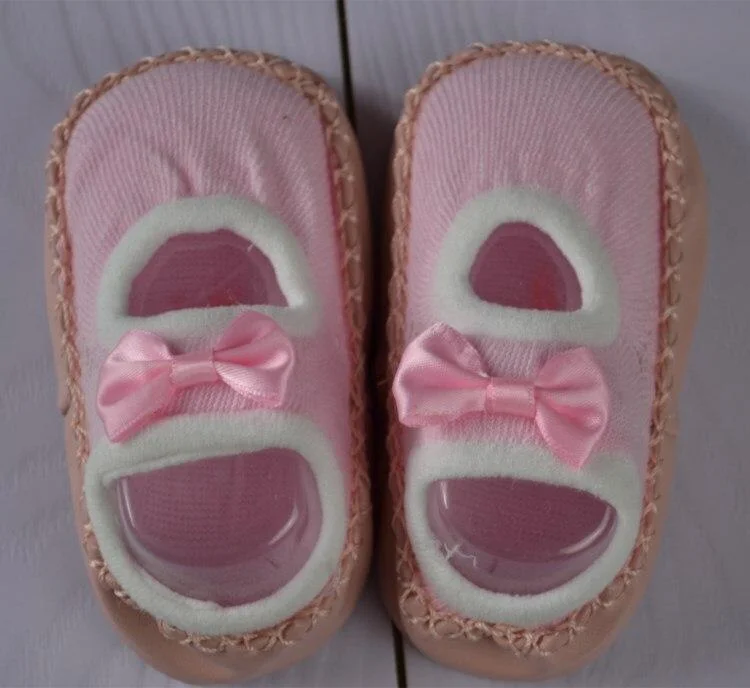 YWHUANSEN 0-2Yrs Spring Autumn Infant Funny Socks Newborn Anti Slip Baby Boy Socks With Rubber Soles Girls Cute Children Socks