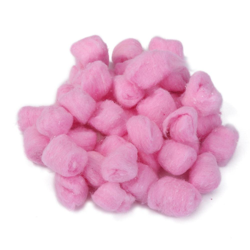 

100pcs Colorful Winter Keep Warm Cotton Balls Cute Cage Filler, Pink, 501 Original