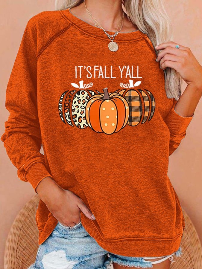 Halloween Pumpkin Print Top