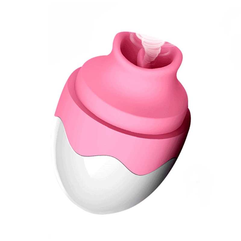 Tongue Licking Egg Clitoris Nipple Stimulator 
