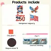 4pcs America 250th Anniversary DIY Diamond Art Magnets Kit Diamond Art Refrigerator Magnet Rhinestones Refrigerator Magnetic Sticker for Adult Beginners DIY Home Office Decor (04)