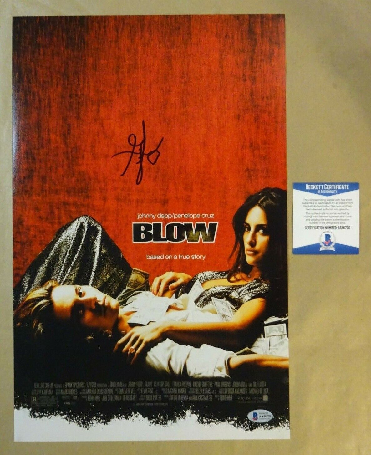 Signed GEORGE JUNG Autographed BLOW (Inspiration) Photo Poster painting 11x17