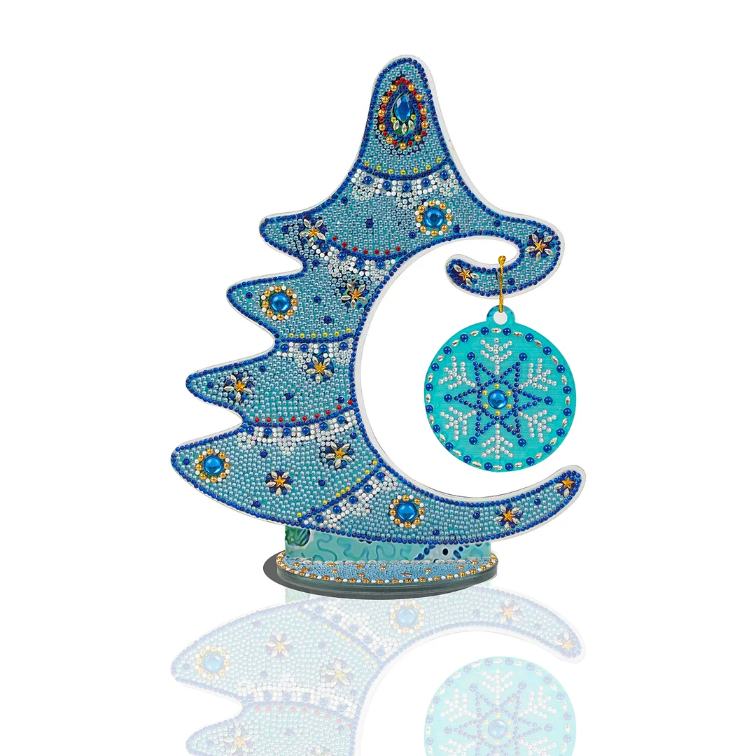 DIY Diamond Painting Christmas Tree Crystal Art Ornaments