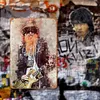 Billy Gibbons - Panneaux en &eacute;tain m&eacute;tallique(20*30cm/30*40cm) - Musique