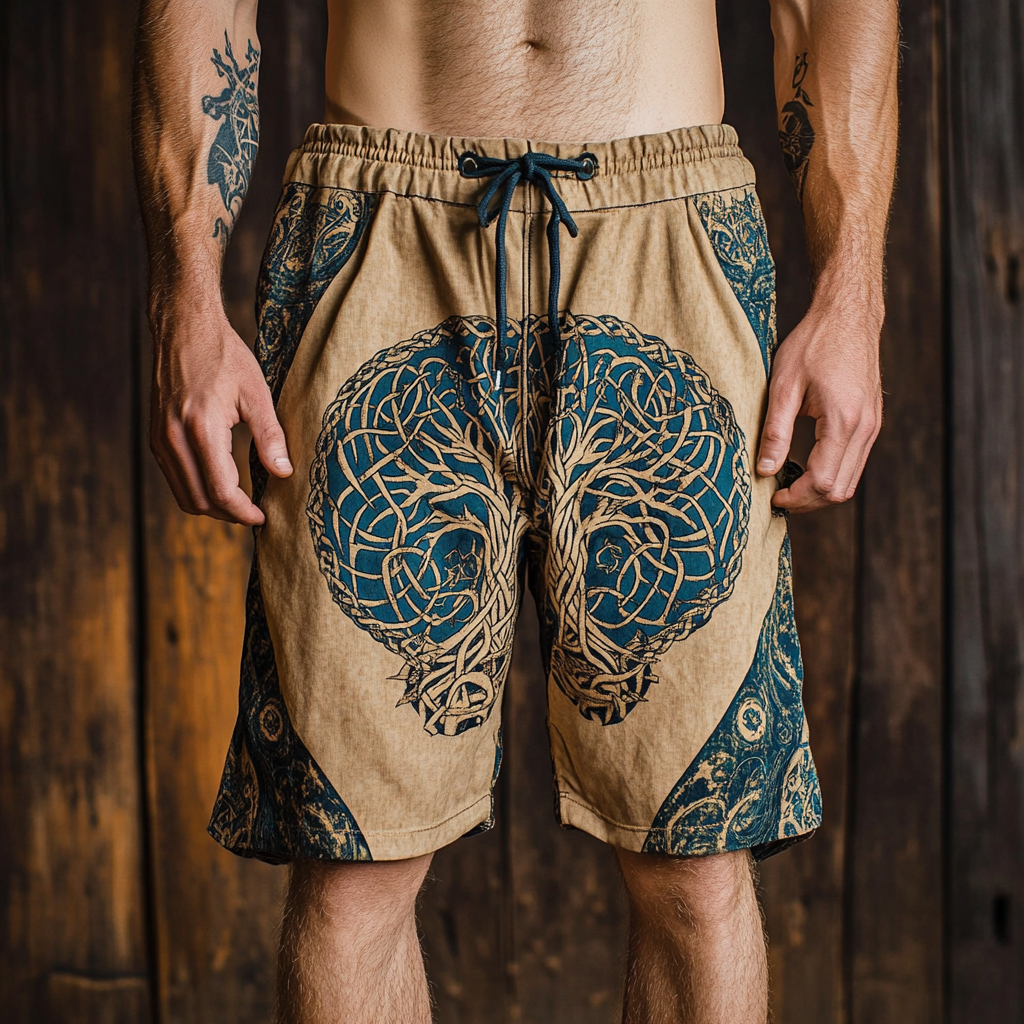 Men's Viking Vintage Life Of Tree Sport Shorts / Rvogue / Rvogue