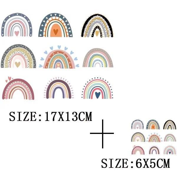 Beautiful Teachers Stickers DIY Washable Iron On Transfer For Clothing Unique Design Thermoadhesivos Patches On Clothes Applique