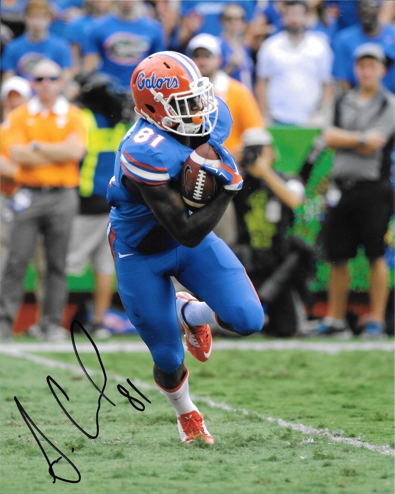 ANTONIO CALLAWAY HAND SIGNED FLORIDA GATORS 8X10 Photo Poster painting W/COA