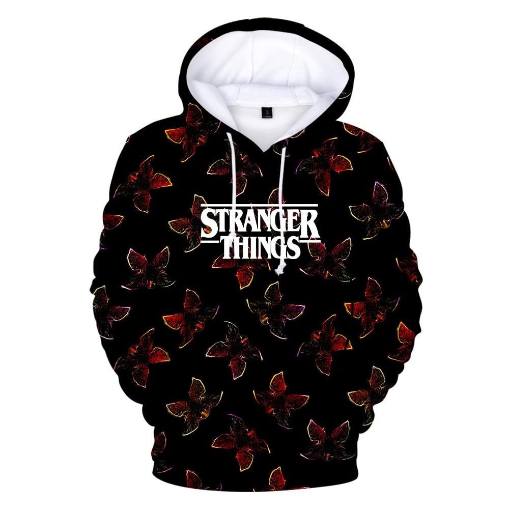 TV Series 3D Print Stranger Things Hoodies Winter Sweatshirts Fashion Funny Hoodie