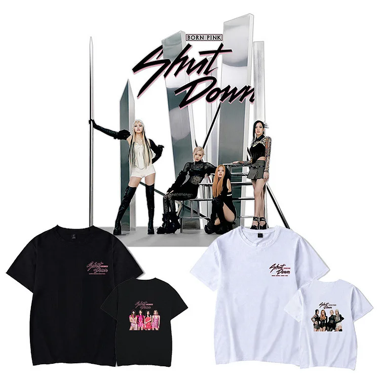 BLACKPINK Shut Down Print T-shirt