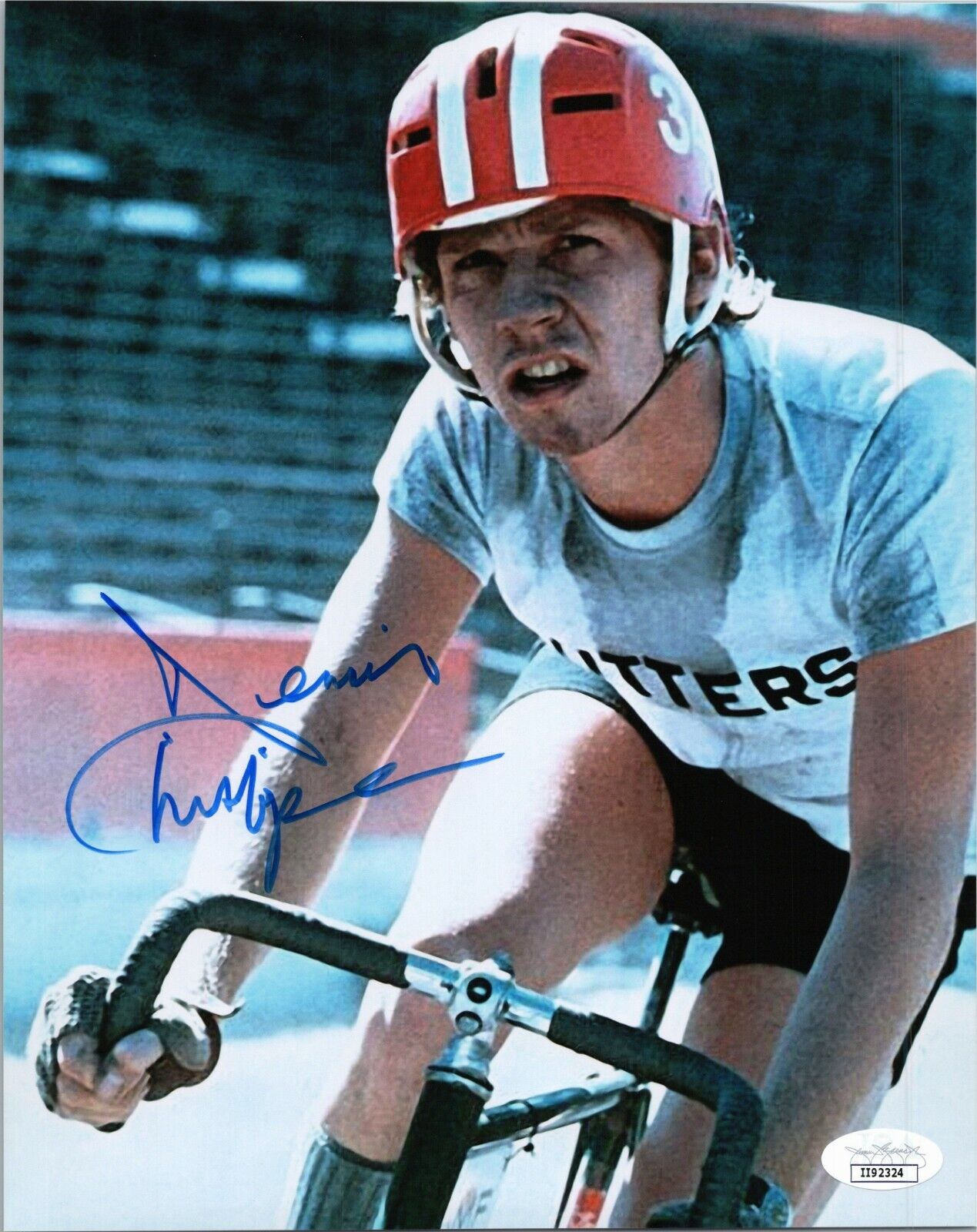 DENNIS CHRISTOPHER Authentic Hand-Signed BREAKING AWAY