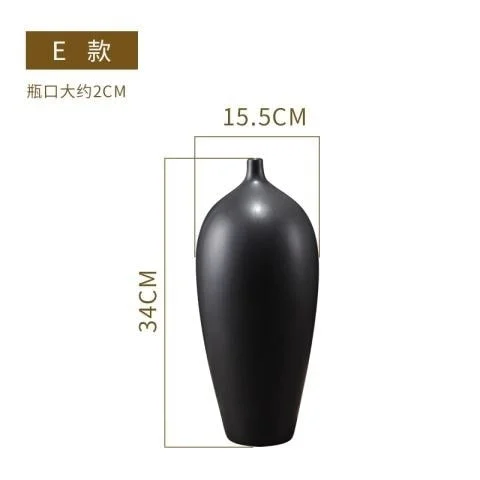 Japanese Ceramic Vase Living Room Decoration Minimalism Flower Vases for Homes Decor Table Decoration Accessories White Vase