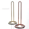Nordic Light Luxury Iron Paper Towel Rack Ornaments Dining Table Kitchen Bathroom Roll Holder Thick Standing Tissue Storage Rack