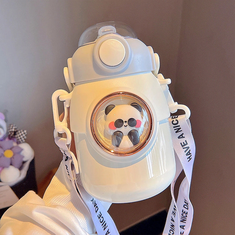 Cute Solid Color Stainless Steel Thermos Cup 1 Piece