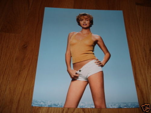 Charlize Theron Sexy Live Promo 8x10 Photo Poster painting Color