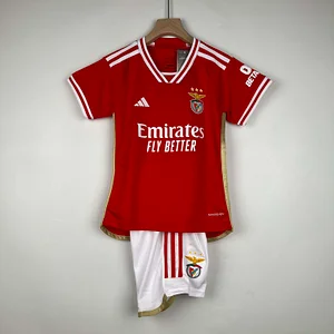 2023/2024 Benfica Home Football Shirt 1:1 Thai Quality Kids Size