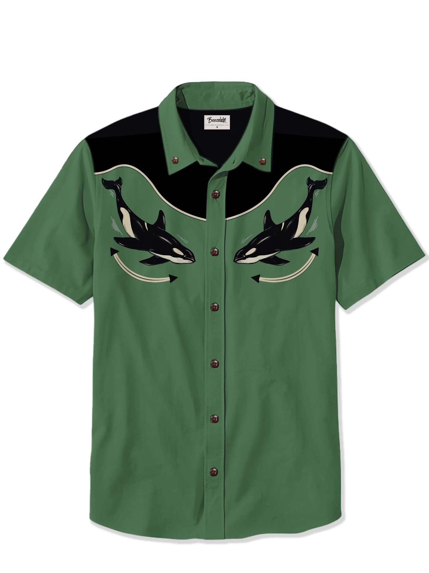 Ocean Killer Whale  - 100% Cotton Shirt