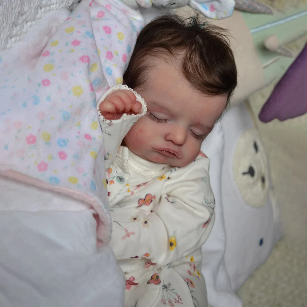20" Handmade Lifelike Sleeping Lovely Reborn Toddler Baby Girl Qumli with “Heartbeat” and Coos -Creativegiftss® - [product_tag] RSAJ-Creativegiftss®