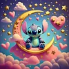 [Multi-Style]Disney stitch-plein diamant rond peinture-30 * 30cm