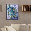 Fleur plume peinture-partielle spécial diamant peinture-30 * 40cm